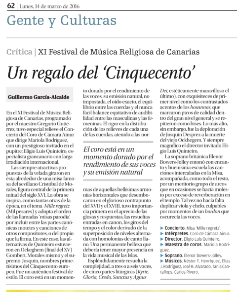 La Provincia: Un regalo del ‘Cinquecento’