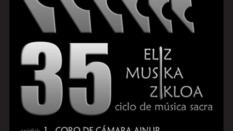 Ainur es el coro encargado de abrir la 35ª edición del Ciclo de Música Sacra de Hondarribia