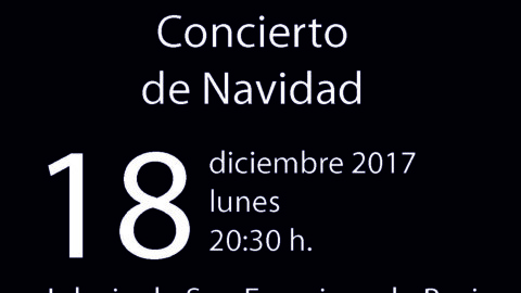 There is no rose, concierto de Navidad 2017