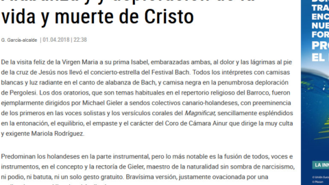 La Provincia: Alabanza y deploración de la vida y muerte de Cristo