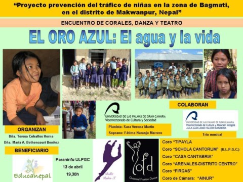 Ainur  participa en un encuentro coral para la ONG EducaNepal