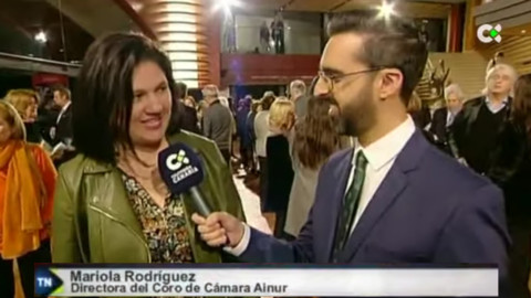 Mariola Rodríguez, directora del Coro de Cámara Ainur, presenta la contribución del coro en el Festival Internacional de Música Canarias