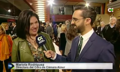 Mariola Rodríguez, directora del Coro de Cámara Ainur, presenta la contribución del coro en el Festival Internacional de Música Canarias