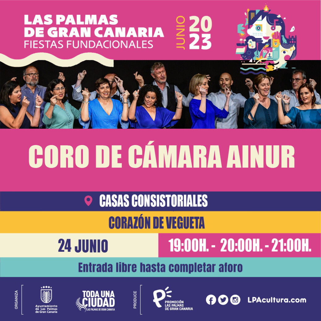 Coro de Cámara Ainur en las Fiestas Fundacionales de Las Palmas de Gran Canaria