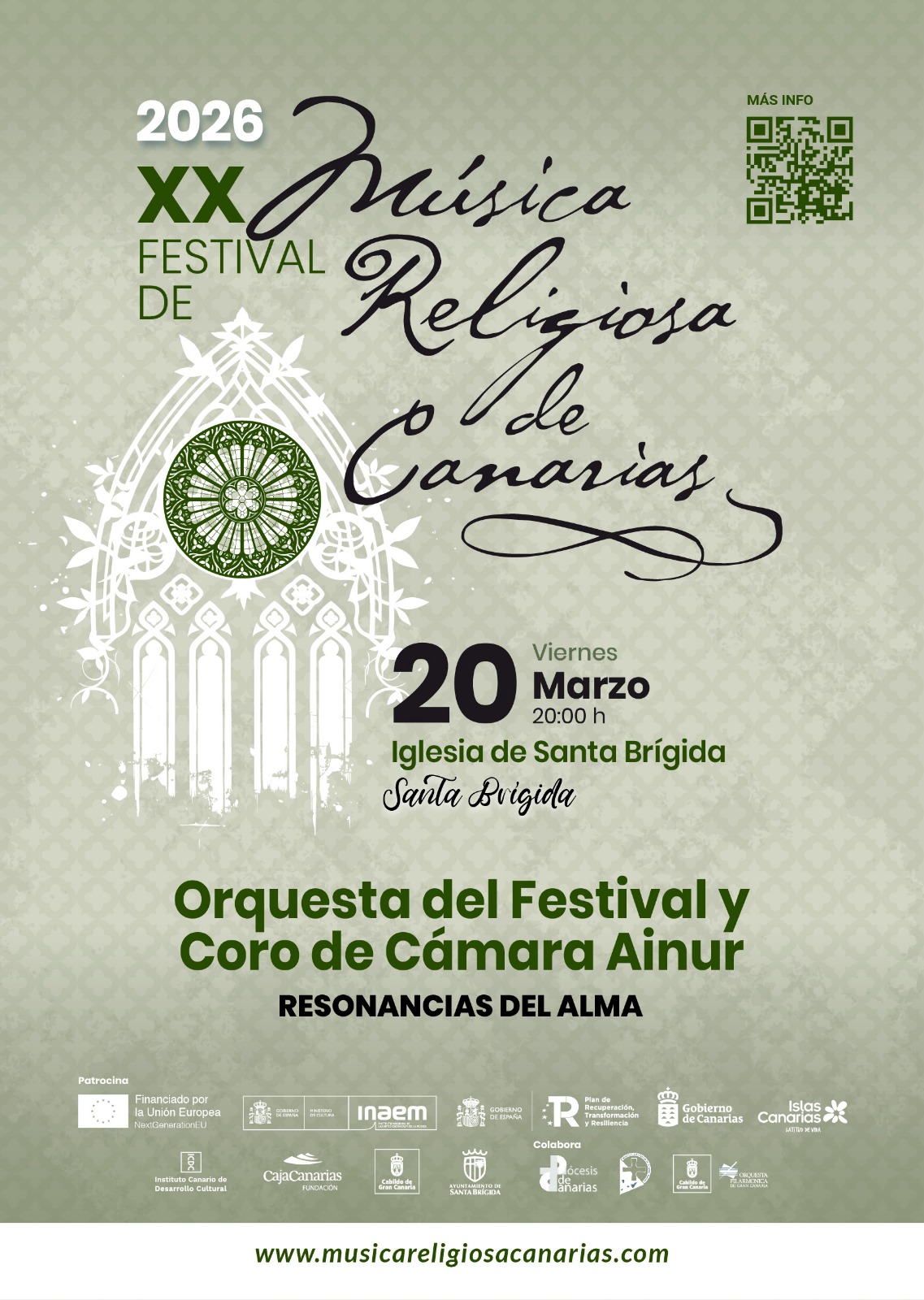 Requiem, op. 48 de Gabriel Fauré, en versión para orquesta de cámara, coro mixto, soprano y barítono solistas, la obra más célebre de su compositor y que constituye una de las expresiones más puras de la esperanza cristiana. En esta versión de cámara, el Requiem contará con las voces solistas de Alexandra Flood (soprano) y Paul Armin Edelmann (barítono), junto al Coro de Cámara Ainur -dirigido por Mariola Rodríguez- y la Orquesta del Festival, bajo la dirección de Gregorio Gutiérrez.