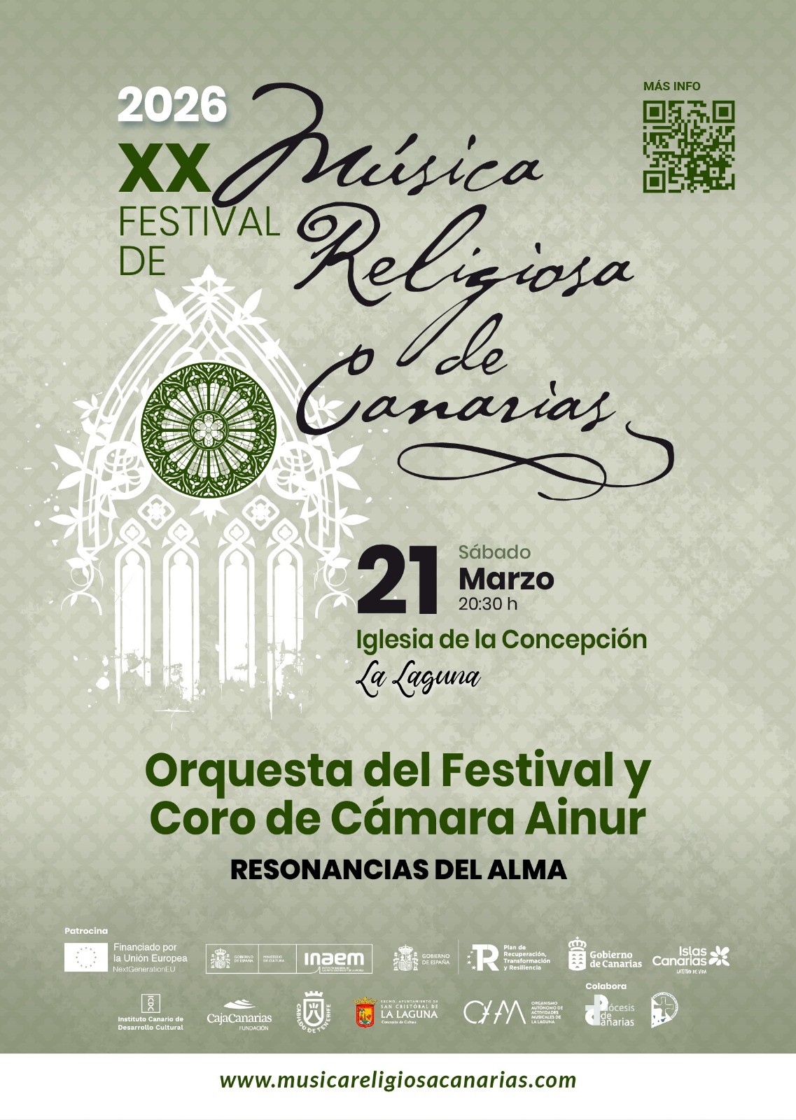 Requiem, op. 48 de Gabriel Fauré, en versión para orquesta de cámara, coro mixto, soprano y barítono solistas, la obra más célebre de su compositor y que constituye una de las expresiones más puras de la esperanza cristiana. En esta versión de cámara, el Requiem contará con las voces solistas de Alexandra Flood (soprano) y Paul Armin Edelmann (barítono), junto al Coro de Cámara Ainur -dirigido por Mariola Rodríguez- y la Orquesta del Festival, bajo la dirección de Gregorio Gutiérrez.