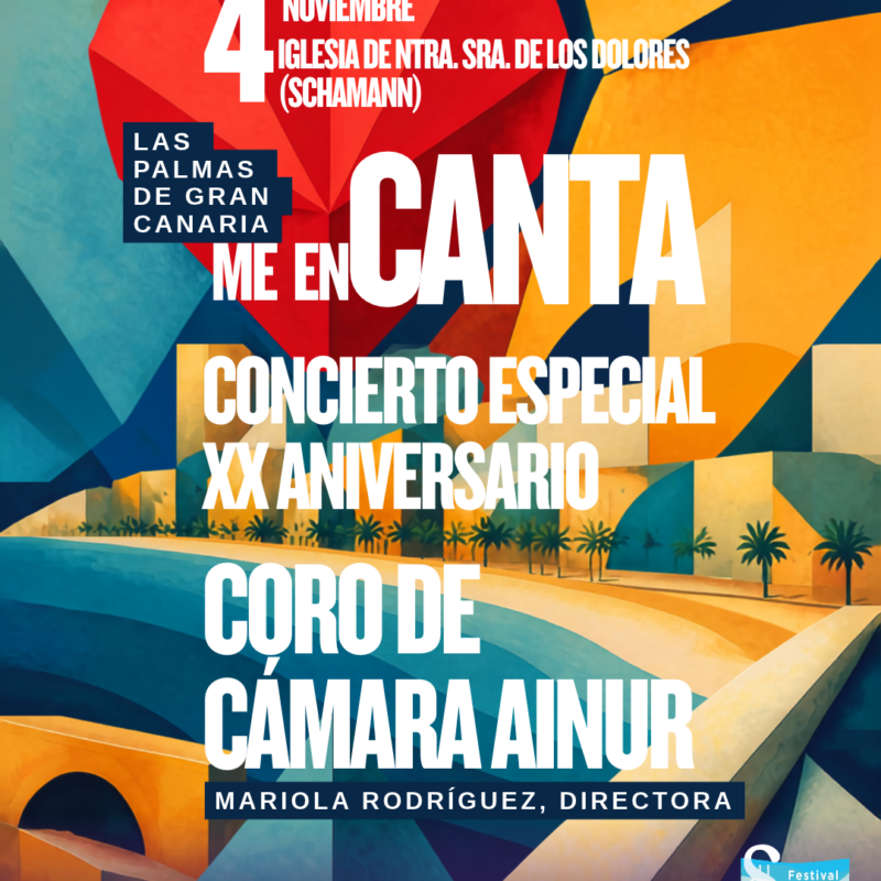 El Coro de Cámara Ainur celebrará su XX aniversario con un concierto en Schamann