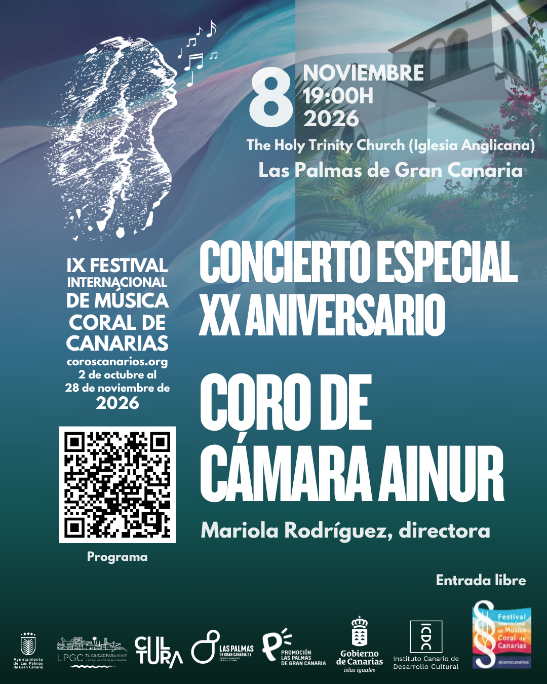 Concierto especial XX aniversario en la Iglesia Anglicana
